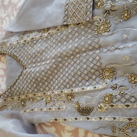 FINAL PRICE Pakistani formal 3 piece organza suit - Picture 8 of 15